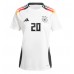 Maillot de foot Allemagne Benjamin Henrichs #20 Domicile vêtements Europe 2024 Manches Courtes